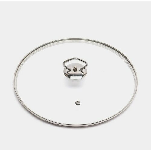 Крышка 180 мм, ручка нерж. сталь Пирамида (толщина 3,5 мм)