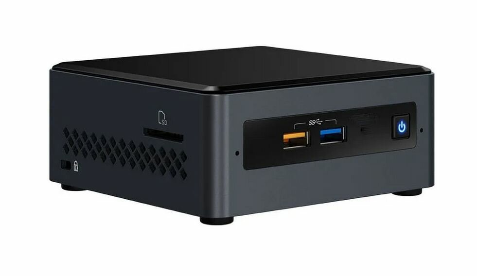 Платформа Intel NUC L6 BOXNUC7CJYHN4 (BOXNUC7CJYHN4) - Intel Celeron J4005, ядра: 2 х 2 ГГц, DDR4, Intel UHD Graphics 600