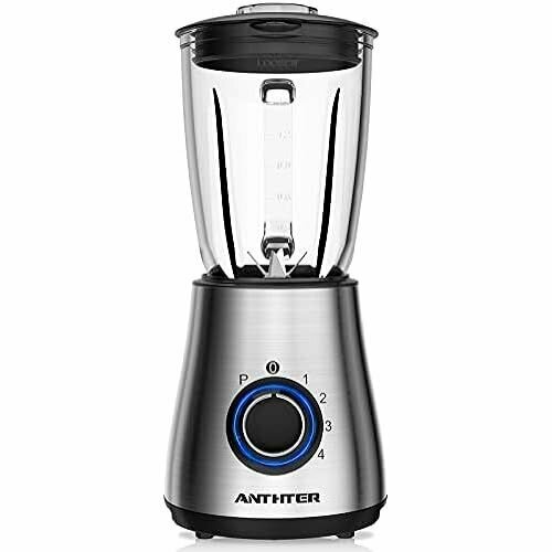 Профессиональный миксер Anthter CY-212 220 В 1000 Вт Настольный миксер для кухни 4 лезвия из нержавеющей стали идеально подходит для приготовления пюре измельчения льда коктейлей и замороженных напитков 1650800₽