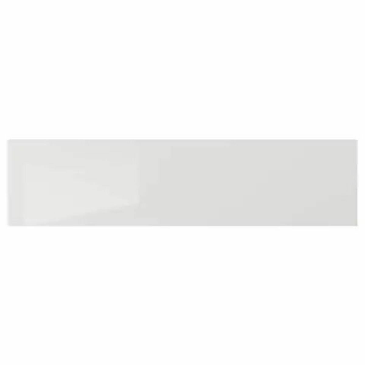 Фасад для кухни панель ящика IKEA RINGHULT рингульт 80x20 см глянцевый светло-серый