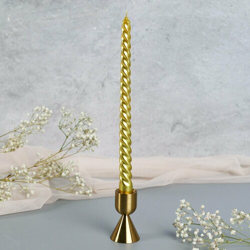 Свеча 4 штуки 245х17 см набор золото 395₽