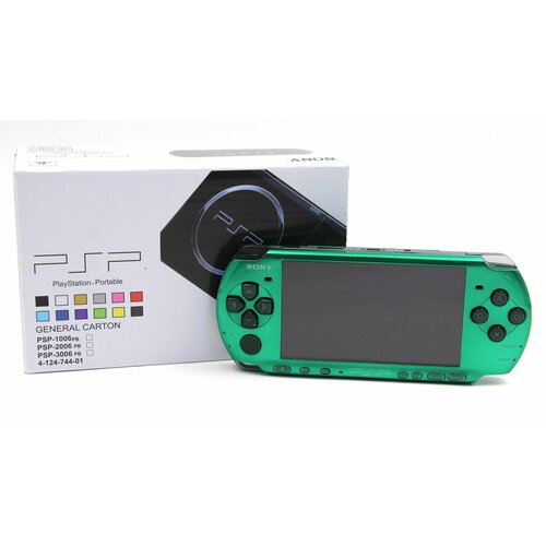 Игровая приставка Sony PSP 3006 Зеленая New 19491₽