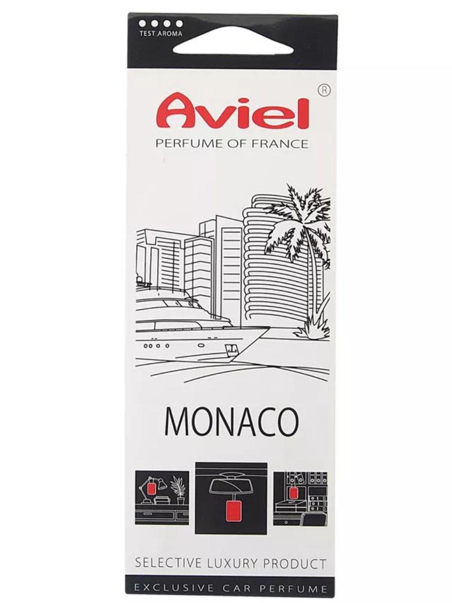 Картонный ароматизатор Aviel "Monaco" с ароматом Gucci Flora by Gorgeous Gardenia