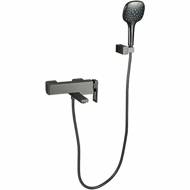 GAPPO G3217-9, Смеситель для ванны, латунь, керамический картридж 35 мм, оружейная сталь