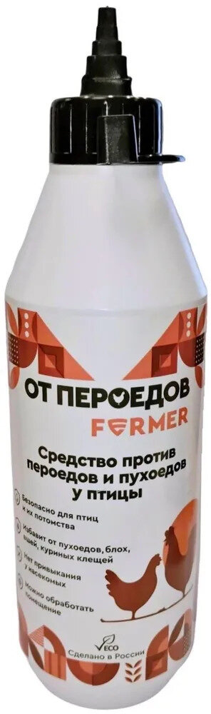 Средство для птиц Фермер (FERMER) от пухоедов пероедов блох клещей и вшей 150гр
