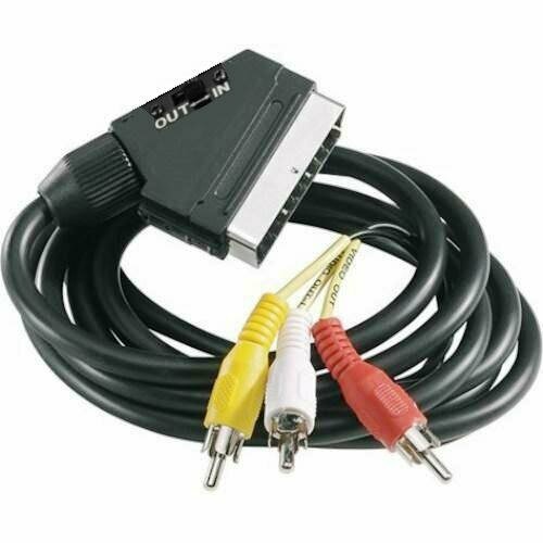 Кабель видео адаптер SCART-3RCA Premier 5-016 шт-шт вход-выход - 15 метра 378₽