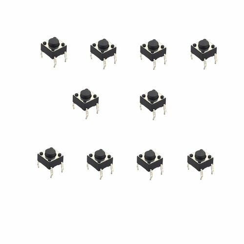 Тактовая кнопка 6x6x5мм 10шт 272₽