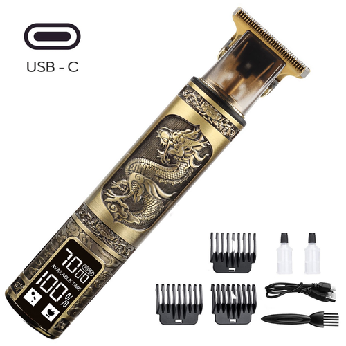 Триммер для бороды SimpleShop 3 насадки машинка для стрижки 900₽