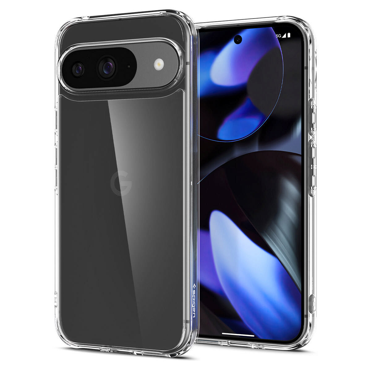 Чехол Spigen на Google Pixel 9 Pro/9 (ACS07687) Ultra Hybrid / Спиген Чехол для Пиксель 9 Прозрачный