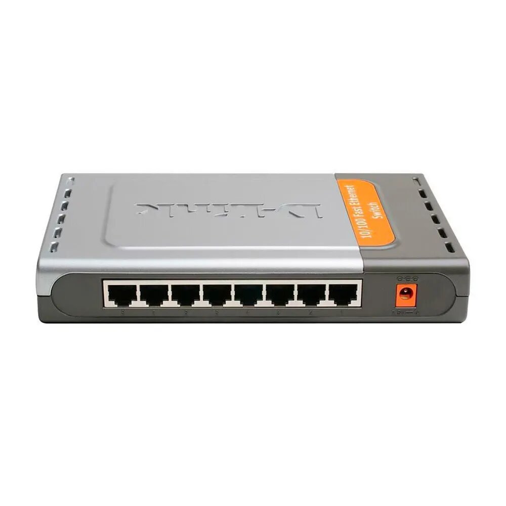 Неуправляемый коммутатор D-Link 8-портовый DES-1008FR/PRO, 100Mбит/с, 7 LAN-портов