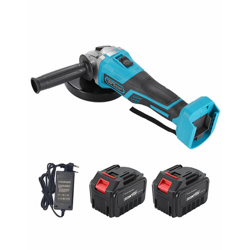 Аккумуляторная УШМ Heimerdinger 18В диск 125 мм 600070009000 обмин 2х6 Ач Li-Ion 10057₽