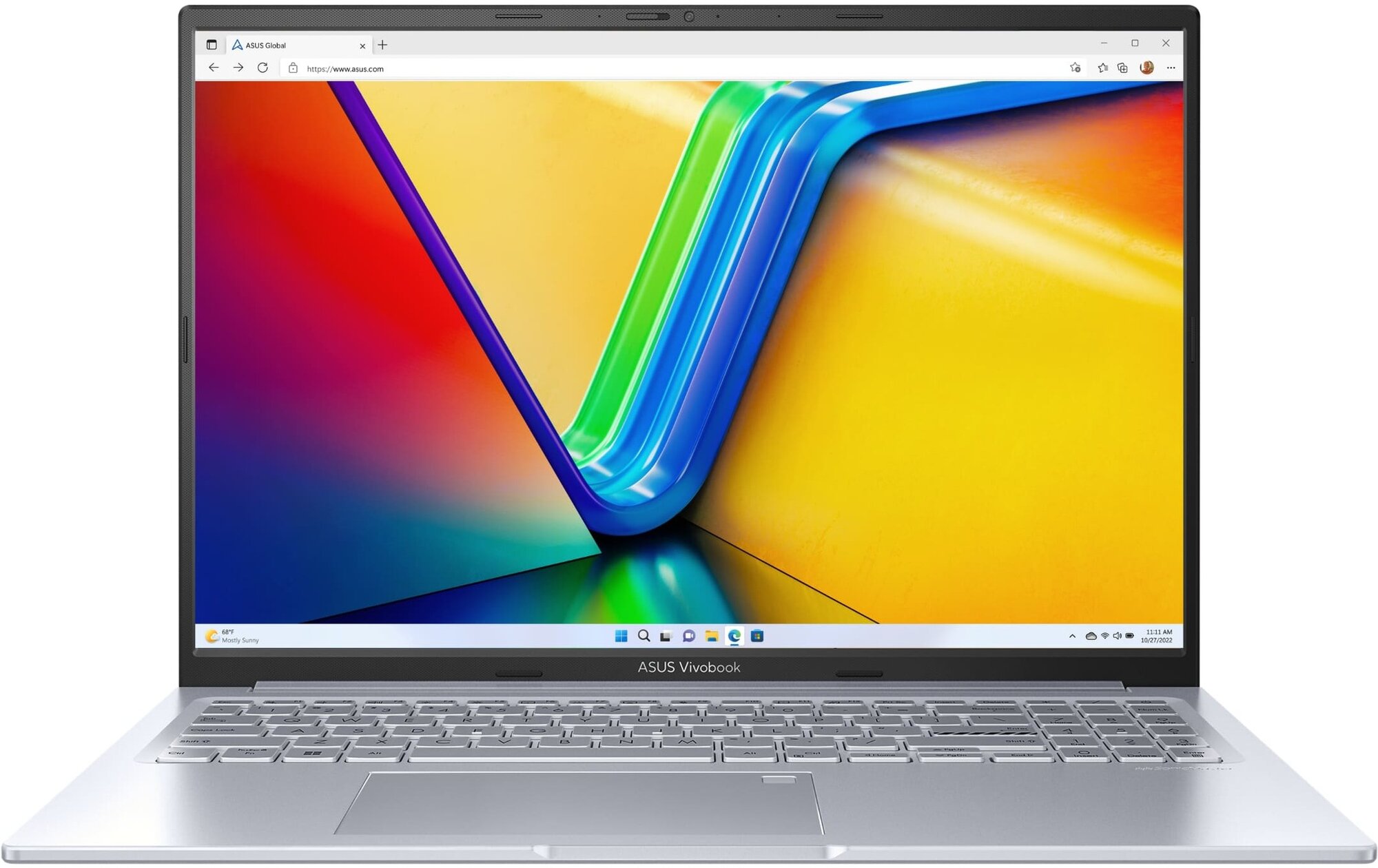Ноутбук ASUS Vivobook 16X M3604YA-MB240 16"/Ryzen 5 7430U/16GB/SSD512GB/AMD Radeon/DOS/Cool Silver (90NB11A2-M00B00)