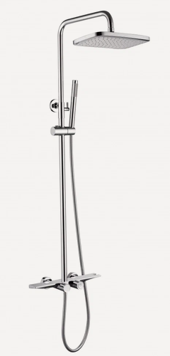 Изображение товара Душевая система с термостатом Grocenberg GB7038CR Хром, тропический душ