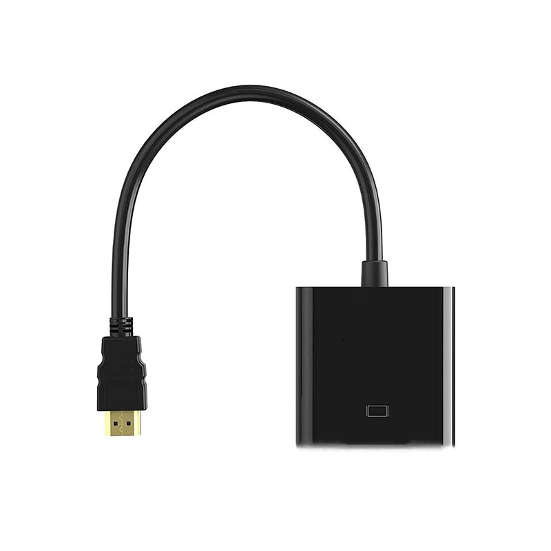 Кабель переходник цифровой-аналоговый HDMI/VGA, 1080P — фото 1