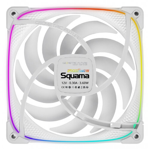 Вентиляторы для корпуса Geometric Future Squama 2503RW-14 Reverse White 3шт (1F2503R314100) — фото 1