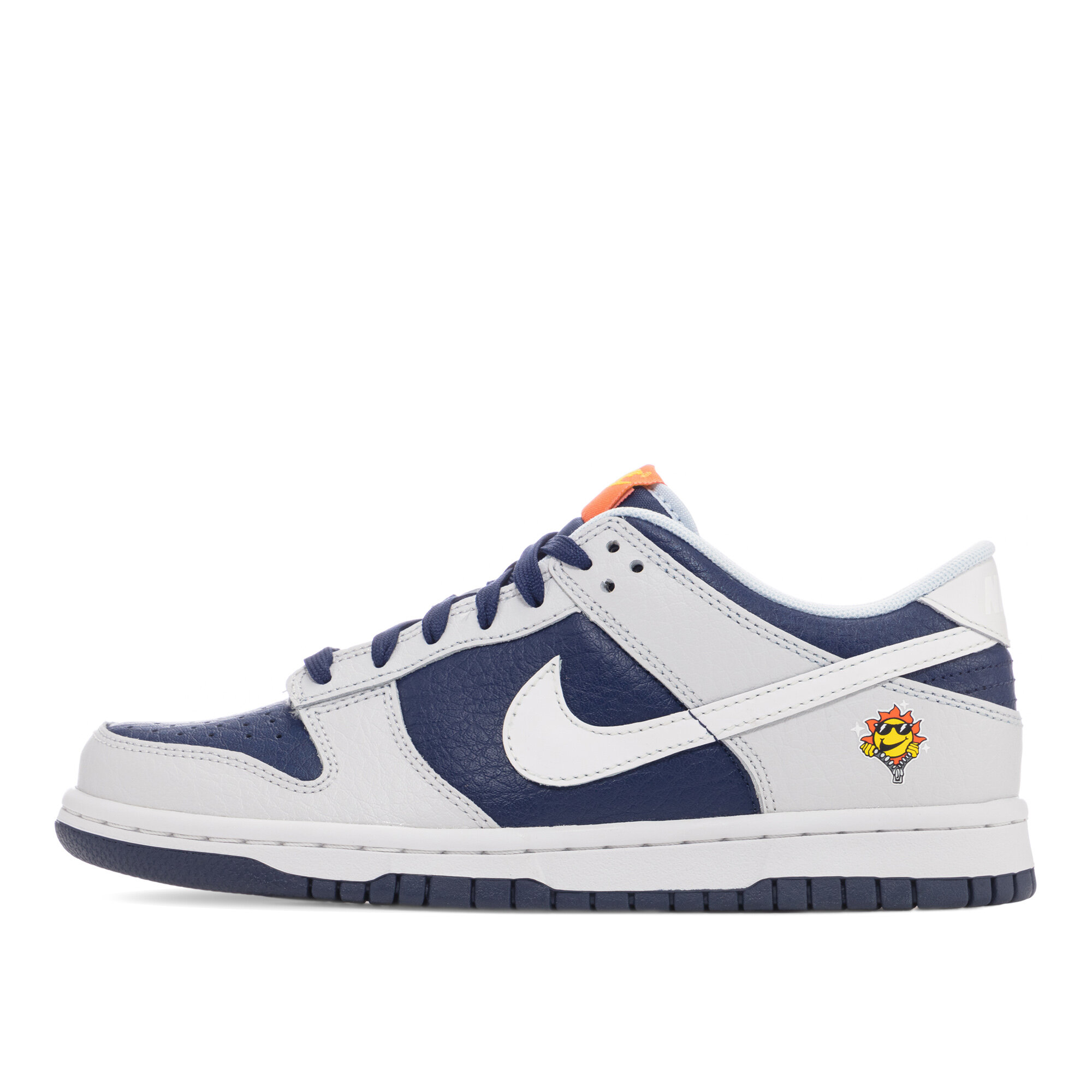 Кроссовки NIKE Dunk Low, полнота B, размер 6,5 Y US / 39 EU / 38 RU / 24,5 CM, синий