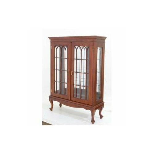 фото Витрина для посуды domkorleone из красного дерева (mahogany wood), цвет орех lbw (коричневый) дом корлеоне