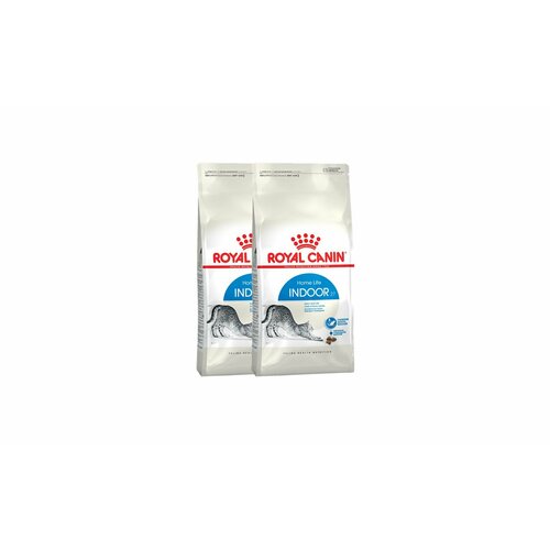 фото Royal canin indoor сухой корм для взрослых кошек, живущих в помещении - 400 г х 2 шт.