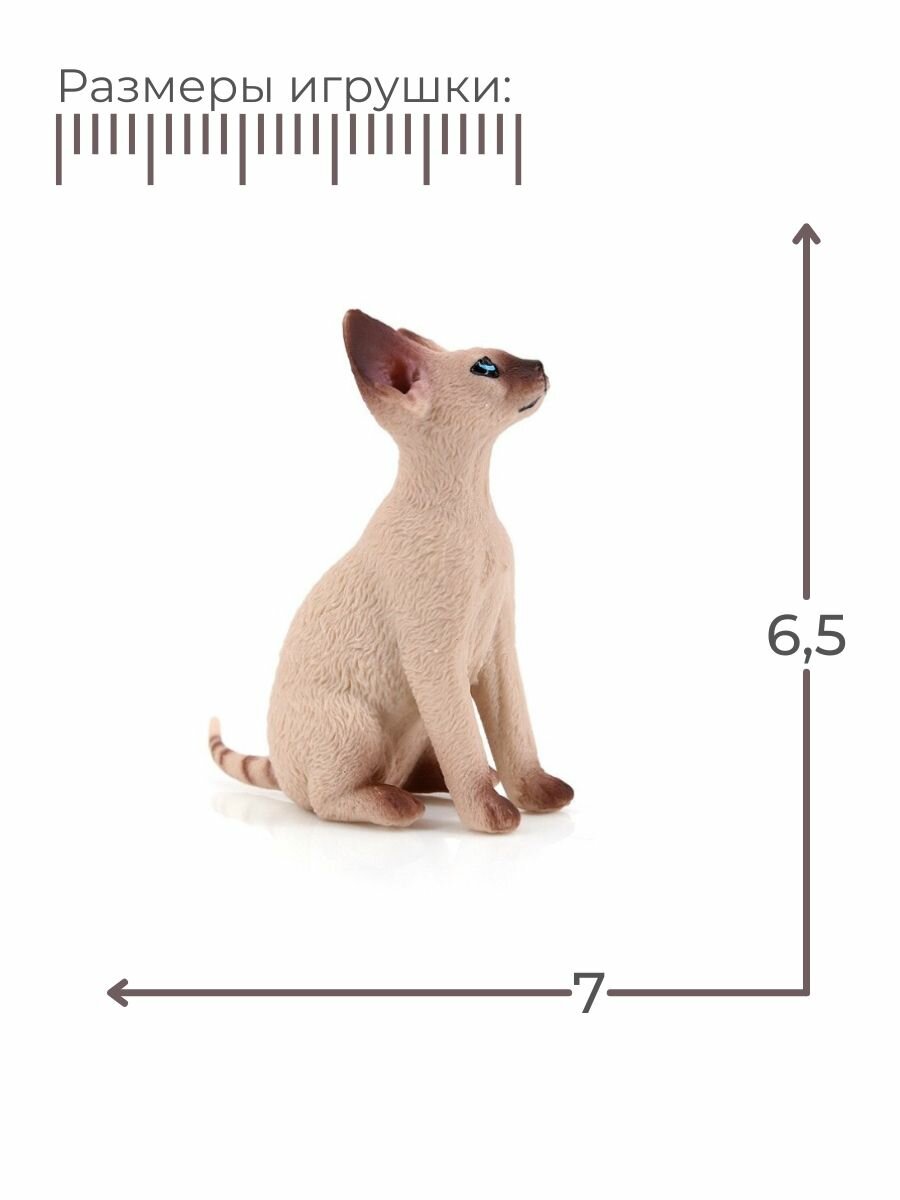 Фигурка котенок Девон-Рекс / Фигурки игрушки — фото 1