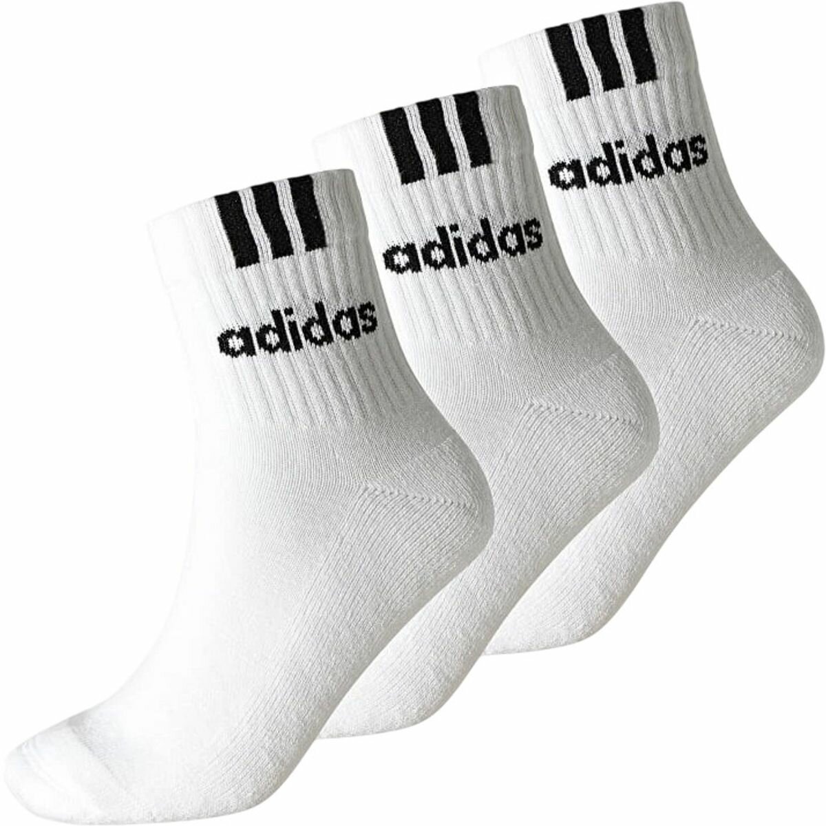Носки adidas 3-Stripes Linear Half-Crew Cushioned Socks 3PP, комплект