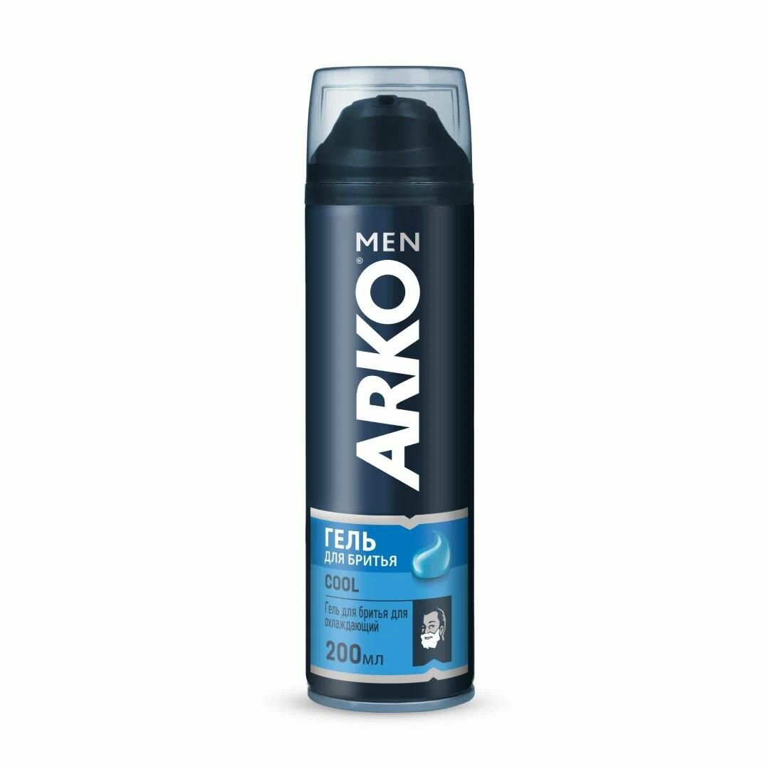 Гель для бритья ARKO MEN Cool, 200 мл, с витамином Е