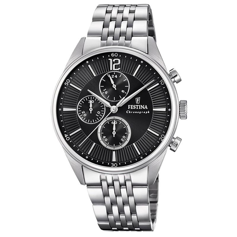 Наручные часы FESTINA Timeless Chrono, серебристый