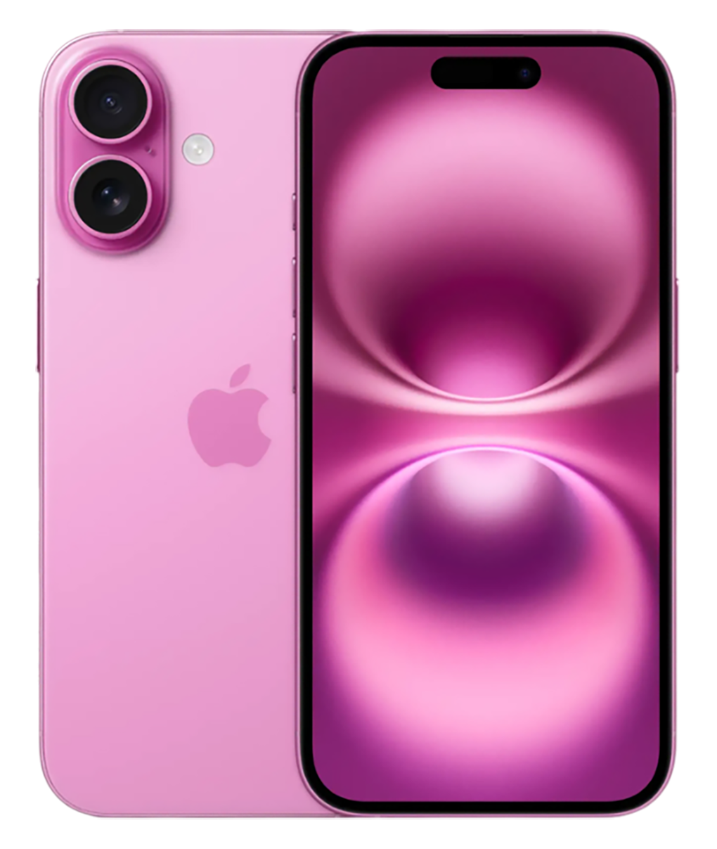 Смартфон Apple iPhone 16, 128ГБ Dual: NanoSim Pink (Розовый)