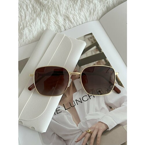 Солнцезащитные очки YuliyaMoon, коричневый