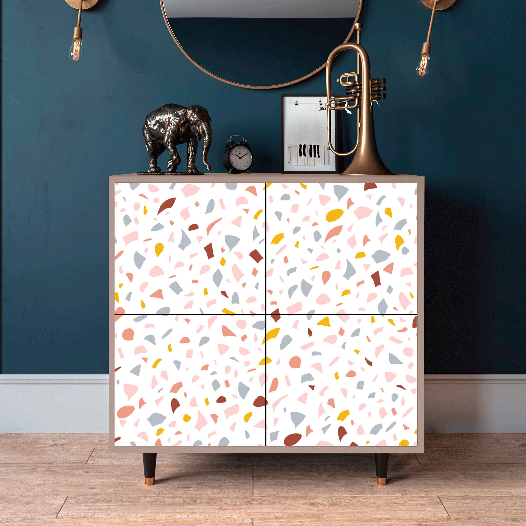 Комод - STORYZ - BS3 Marmelade Cheese, Размер - 94 x 96 x 48 см, Цвет корпуса - Бежевый