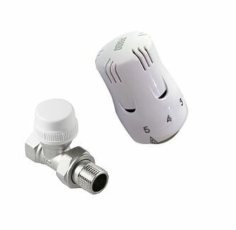 Термостатический элемент (термоголовка) Prado PR700100 М30х1.5 белый