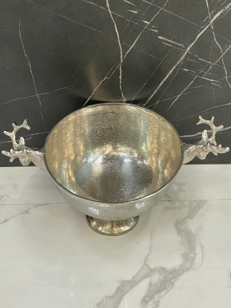 Чаша Casaentera CE08-116-504 серебро 410х255х180h — фото 1