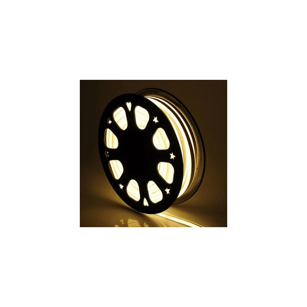General Lighting Systems Лента светодиодная Гибкий неон GLS-2835-120-9.6-220-NL-IP67-3 9,6Вт/м 120диод/м 220В 8мм IP67 3000K-тепло-белый катушка 50м 504013