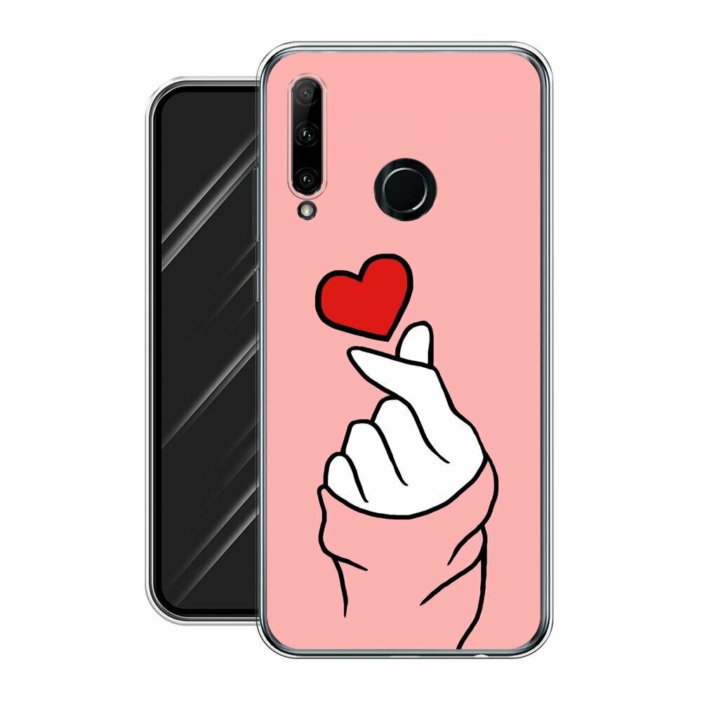 Чехол на Honor 10i/20 Lite 2019/20e/Huawei P Smart Plus 2019 / Хонор 10i с принтом "Милое сердечко" — фото 1
