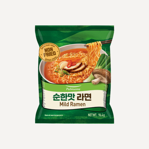 Изображение товара Лапша быстрого приготовления Pulmuone нежареная Mild Ramen 96.4 г, Южная Корея
