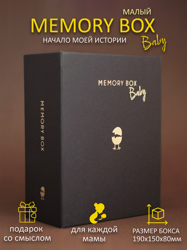 Изображение товара Мемори-бокс Подарочный бокс для новорожденного, на выписку, на рождение