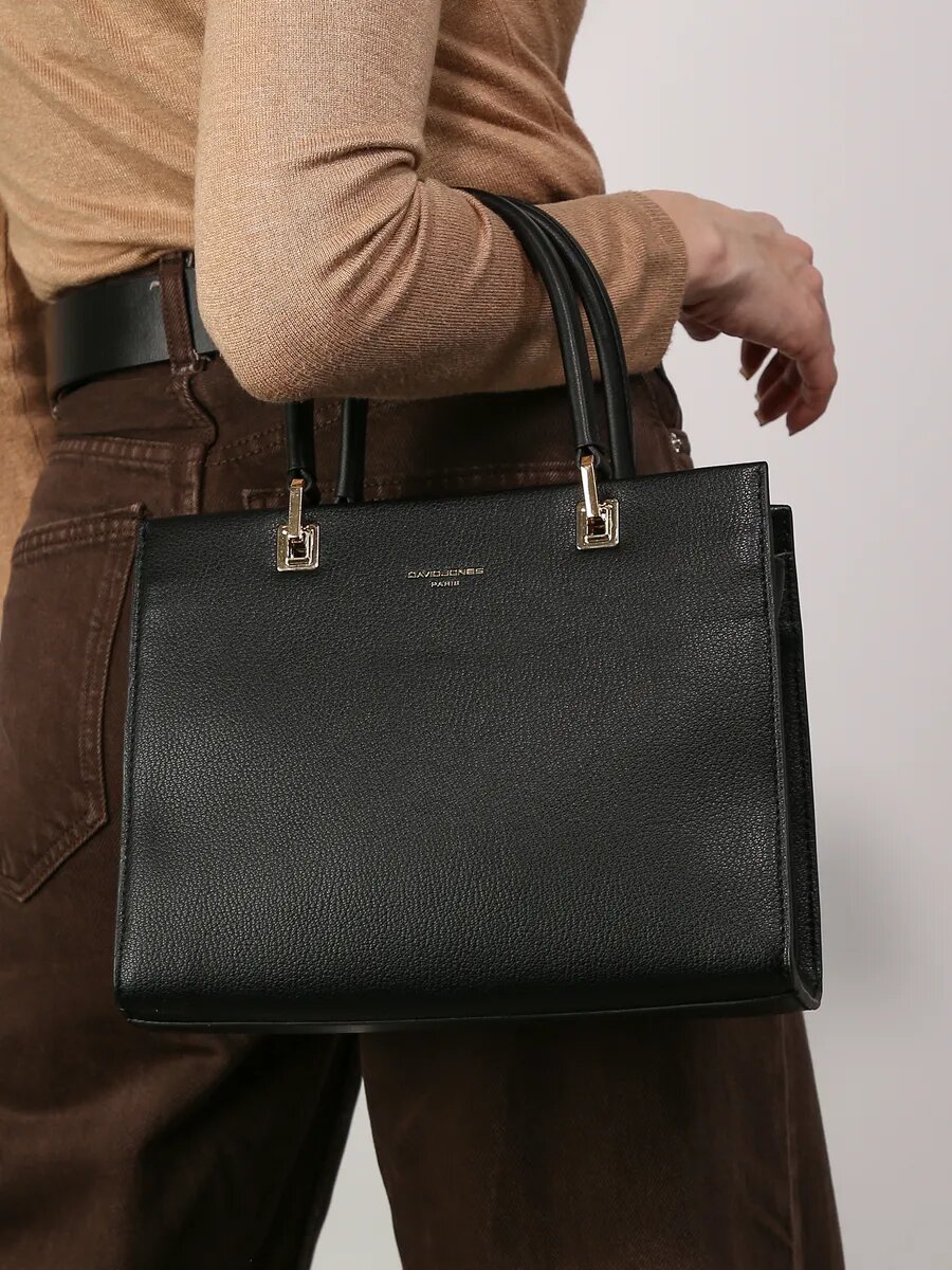 Сумка тоут DAVID JONES, черный — фото 1