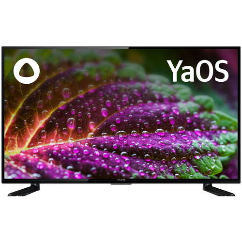 Телевизор Yuno YaOS ULX-50UTCS3234, 50, LED, 4K Ultra HD, черный телевизор yuno ulx 32tcsw2234 31 5 led hd ready