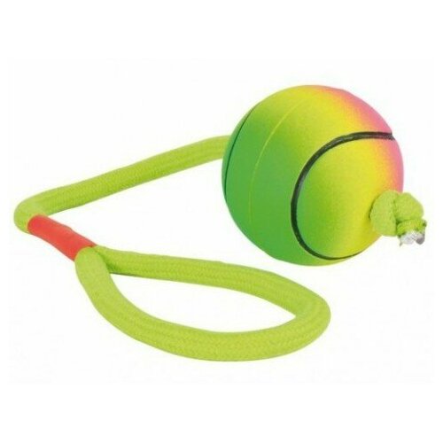 TRIXIE игрушка для собак «Мяч плавучий с веревкой» (6 см) мяч катапульта trixie для собак 30 см 6 см
