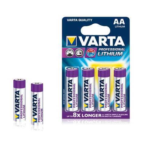 Батарейки Varta AA Professional Lithium