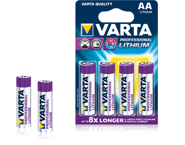 Батарейки Varta AA Professional Lithium