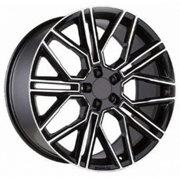 Колесный диск Khomen Wheels KHW2101 9,5x21 5*120 ET49 72,6 Black-FP