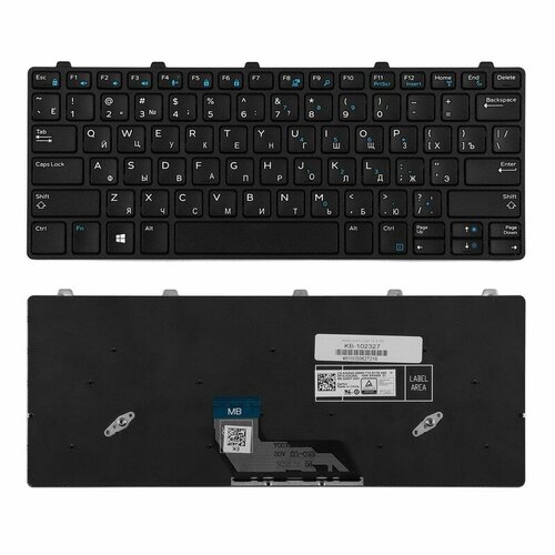 клавиатура для ноутбука dell inspiron 11 3180 3189 series плоский enter черная с рамкой pn 5xvf4 hnxpm pk131x23a00 Клавиатура Dell Inspiron 11-3180, 3189. Плоский Enter. Черная, с рамкой. 5XVF4, HNXPM, PK131X23A00