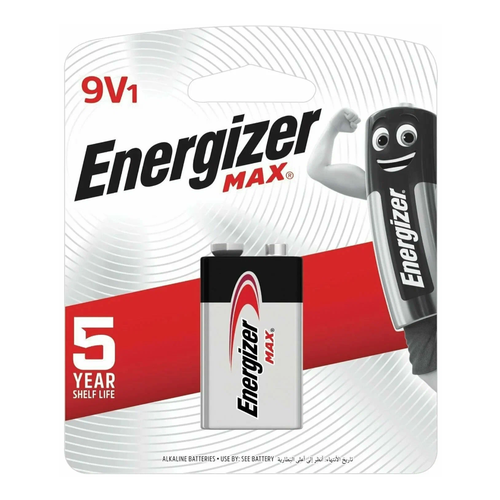 Батарейки Energizer MAX ALKALINE, 9V, Крона батарейка energizer max 9v крона