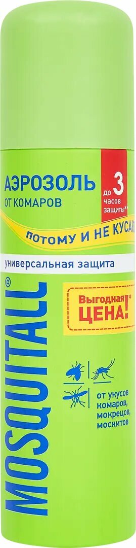 Аэрозоль от комаров Mosquitall универсальный 150 мл