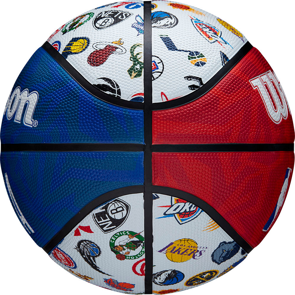 Мяч баскетбольный Wilson NBA All Team WTB1301XBNBA, размер 7, резина — фото 1