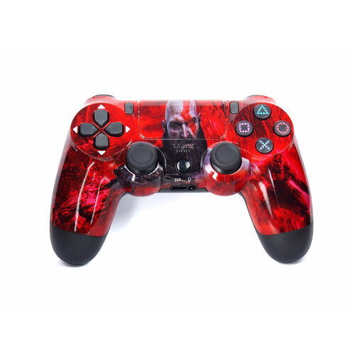 Беспроводной Bluetooth Джойстик/Геймпад/Контроллер для консоли/приставки PS4 God of War красный