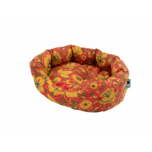 Лежанка Лучшие Друзья, Хохлома, размер 60х50х23 см