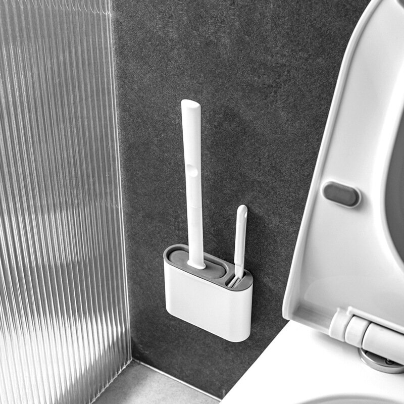 Ершик для унитаза / туалета силиконовый напольный /подвесной для ванной комнаты туалетная щетка