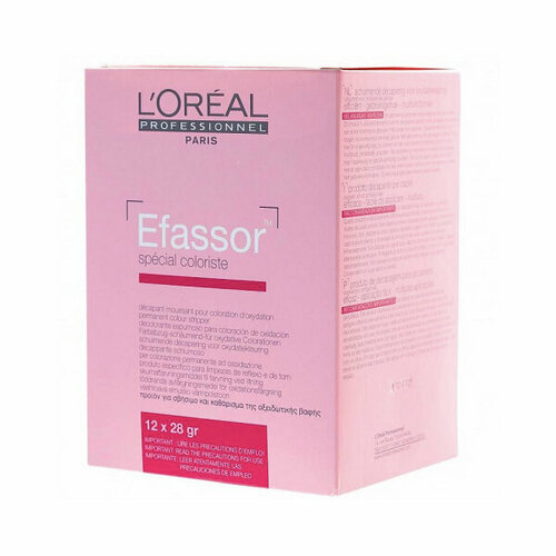 L'Oreal Professionnel Efassor - Пакетики с пудрой для декапирования, 12 шт l’oreal professionnel efassor пакетики с пудрой 12 шт 28 гр