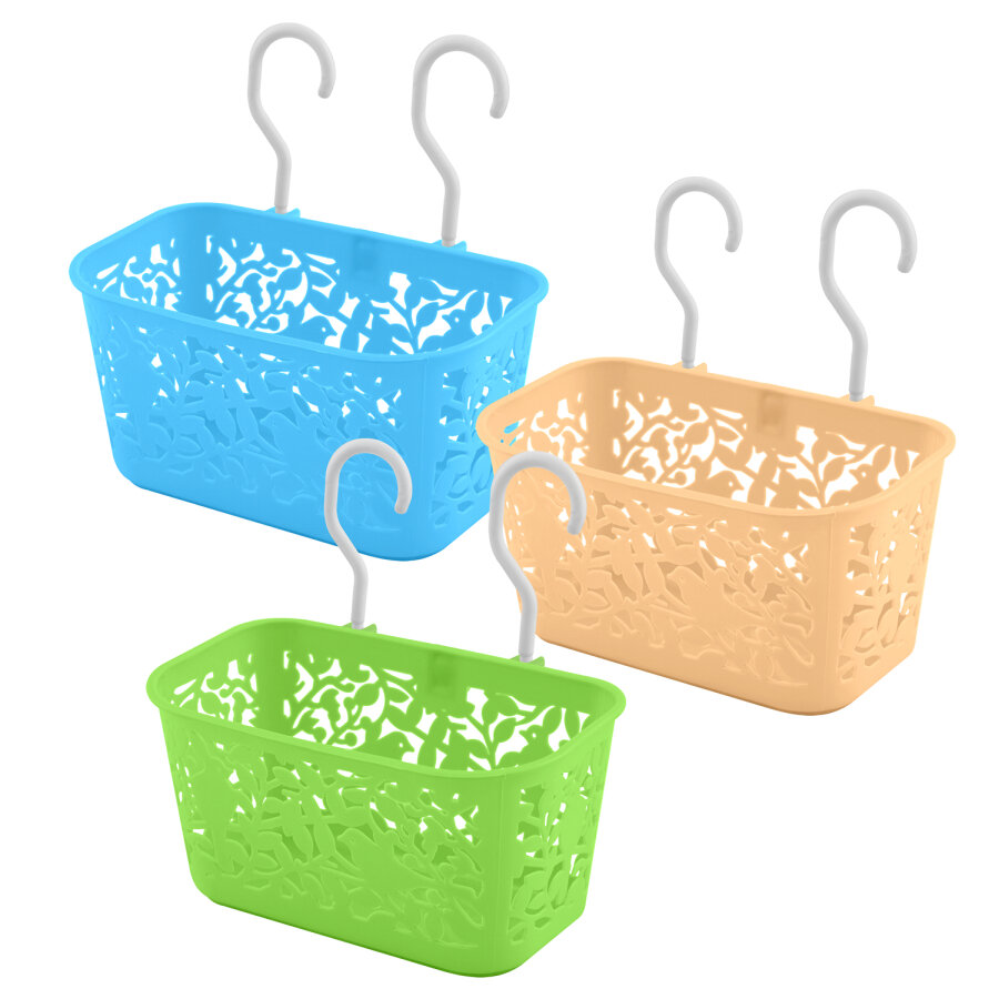 фото Подвесная корзина (с 2 крючками) 3цв